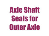 Axle Shaft Seals & Kits for Outer Axle 99-04 D60F